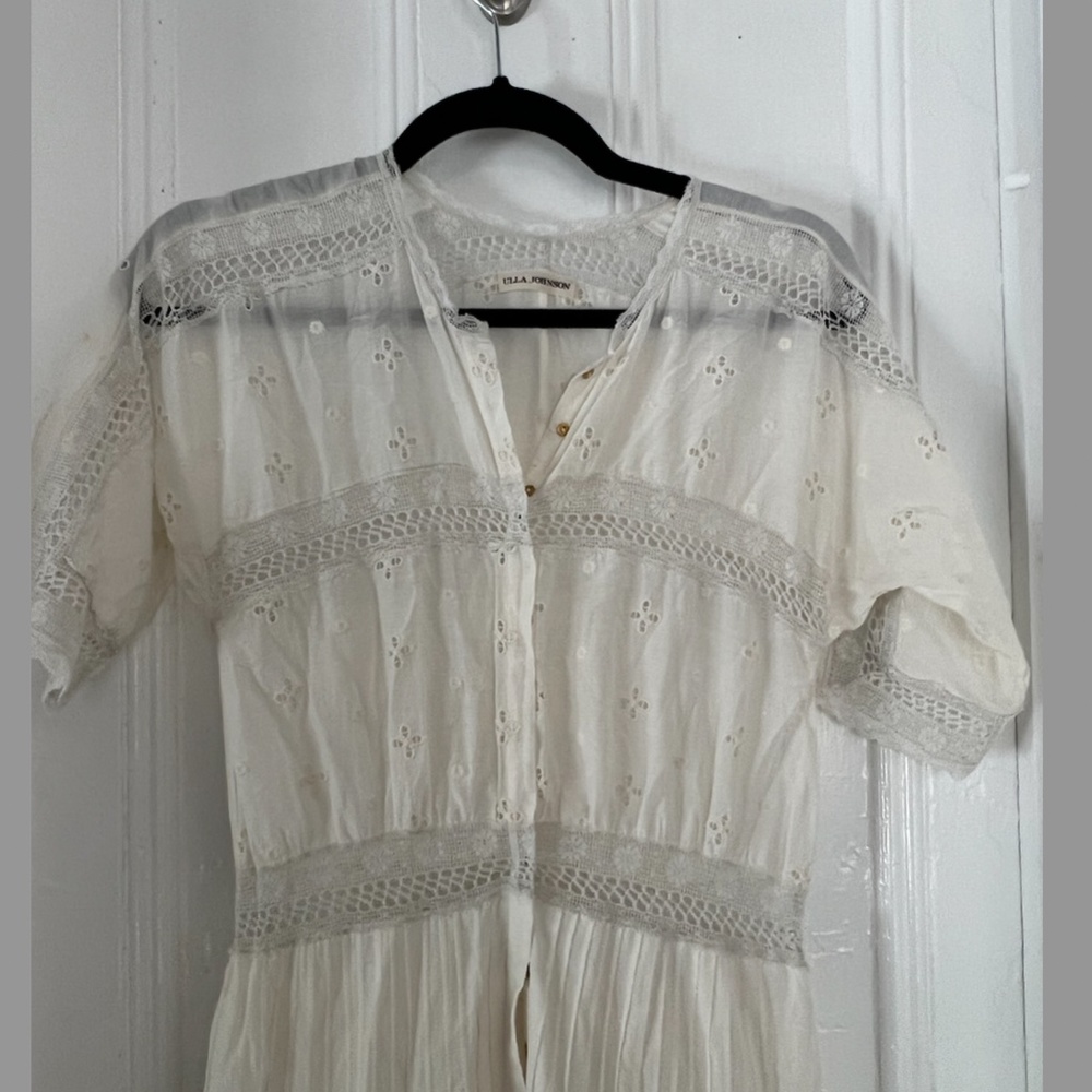 Stunning Ulla Johnson white maxi dress - Picture 2 of 8